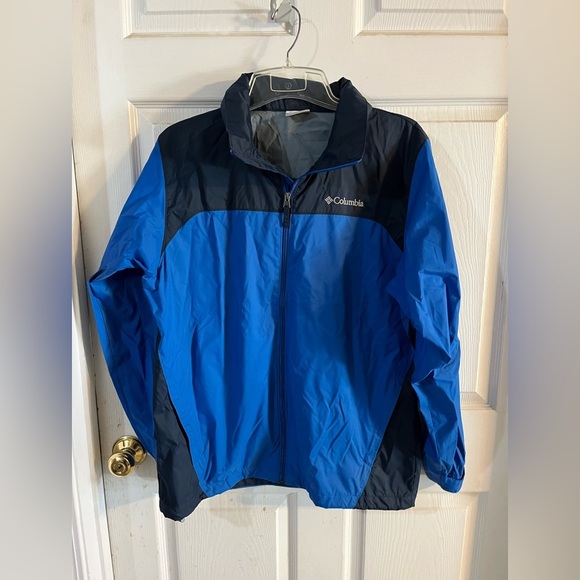 Columbia Other - Columbia Blue and Black Windbreaker Jacket